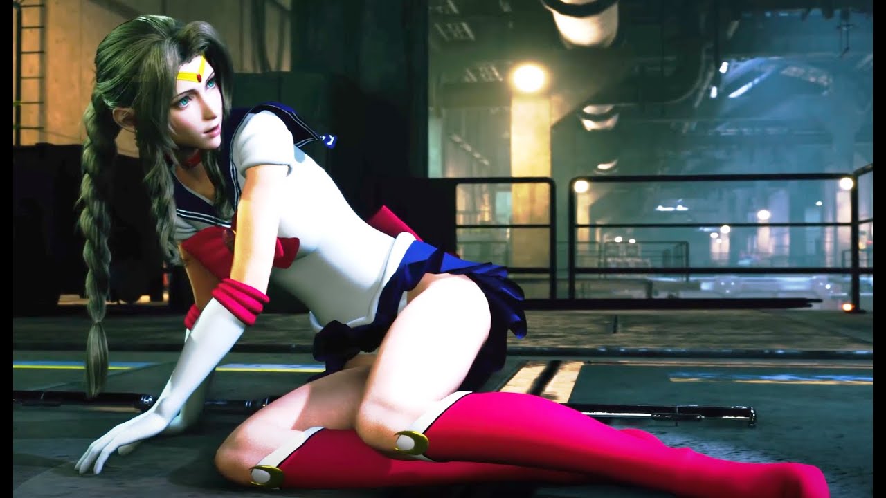 FF7 Remake - Aerith Sailor Moon 4K