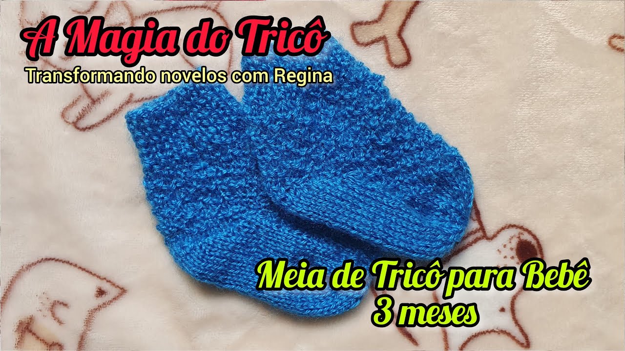 Meia Royal de Trico para Bebe ‐ 3 Meses