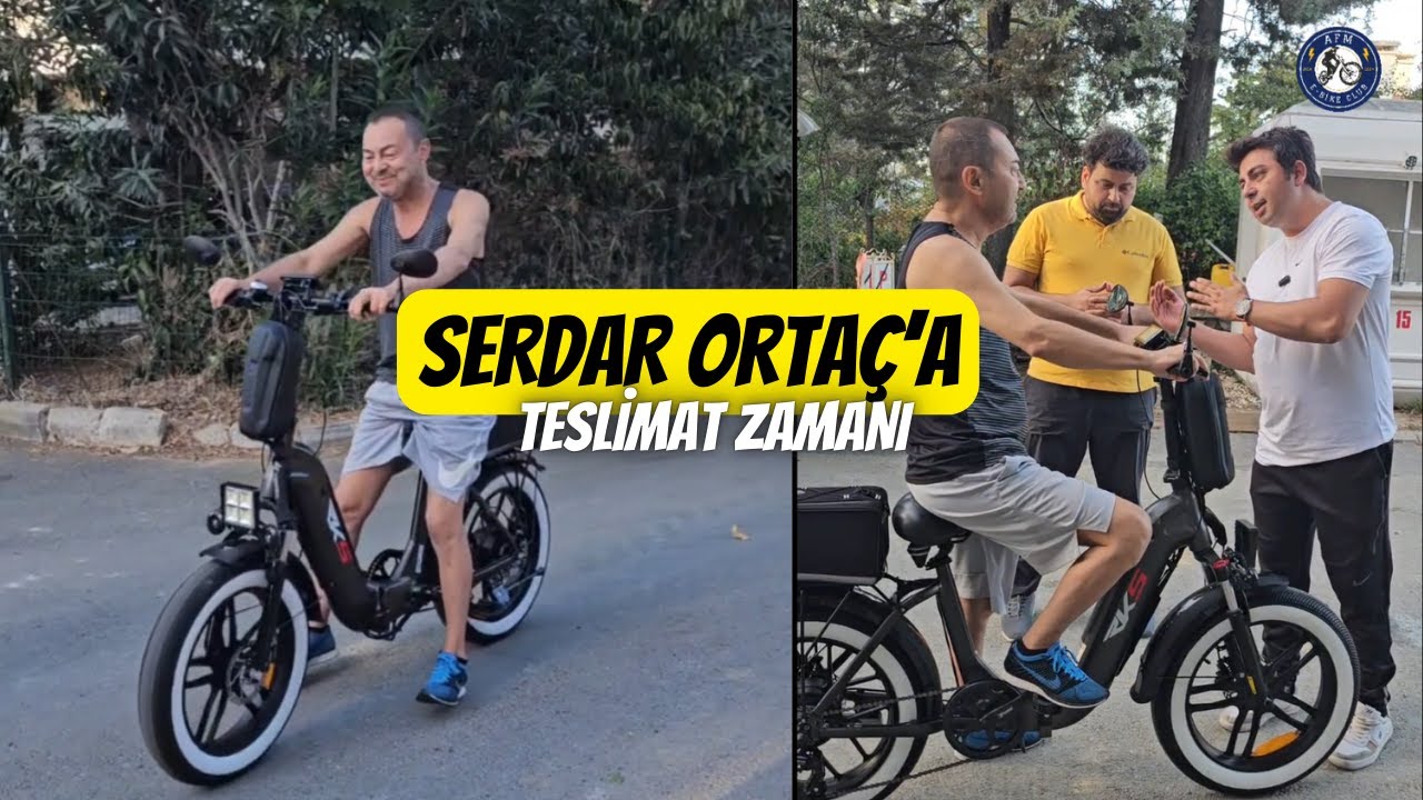 Serdar Ortaç Elektrikli Bisikletini Teslim Aldı / 1500 watt Motor Gücü / 60 Km Menzil #serdarortac