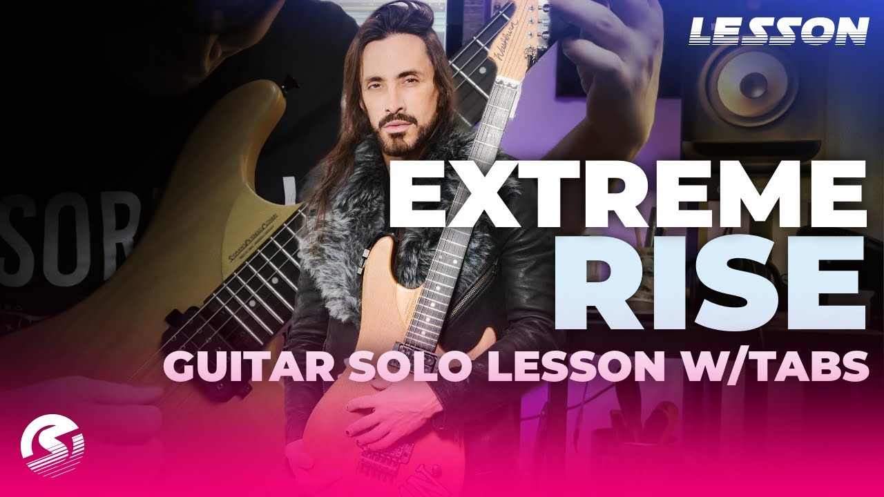 Extreme - RISE [Guitar Solo Lesson w/Tabs]