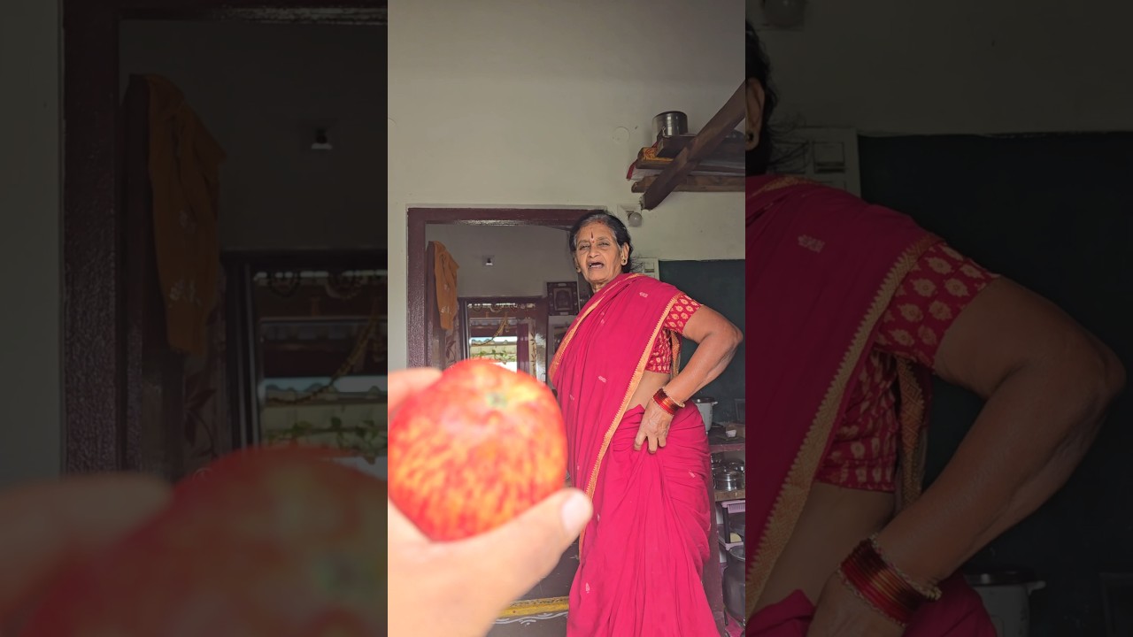 Yaaplis Kaya 🍎 Paradesam pandu 🫶 #apple, #telugu comedy