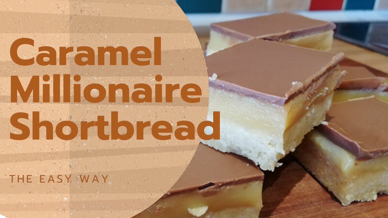 Caramel Millionaire Shortbread recipe, how to bake this tasty treat, easy to make at home