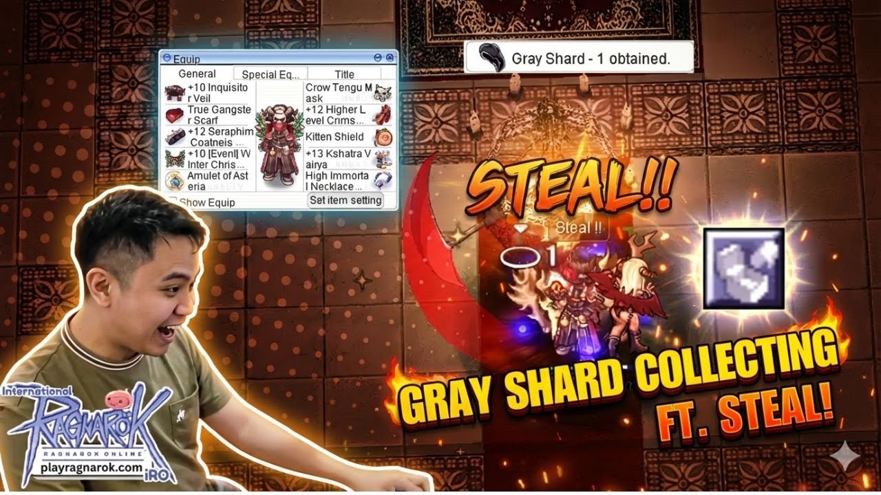 Is it difficult to Collect Gray Shards in iRO?