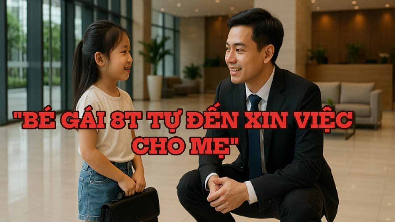 8 Tuổi Một Mình Đi Phỏng Vấn Thay Mẹ, Chủ Tịch Sốc Nặng Khi Nghe Sự Thật!