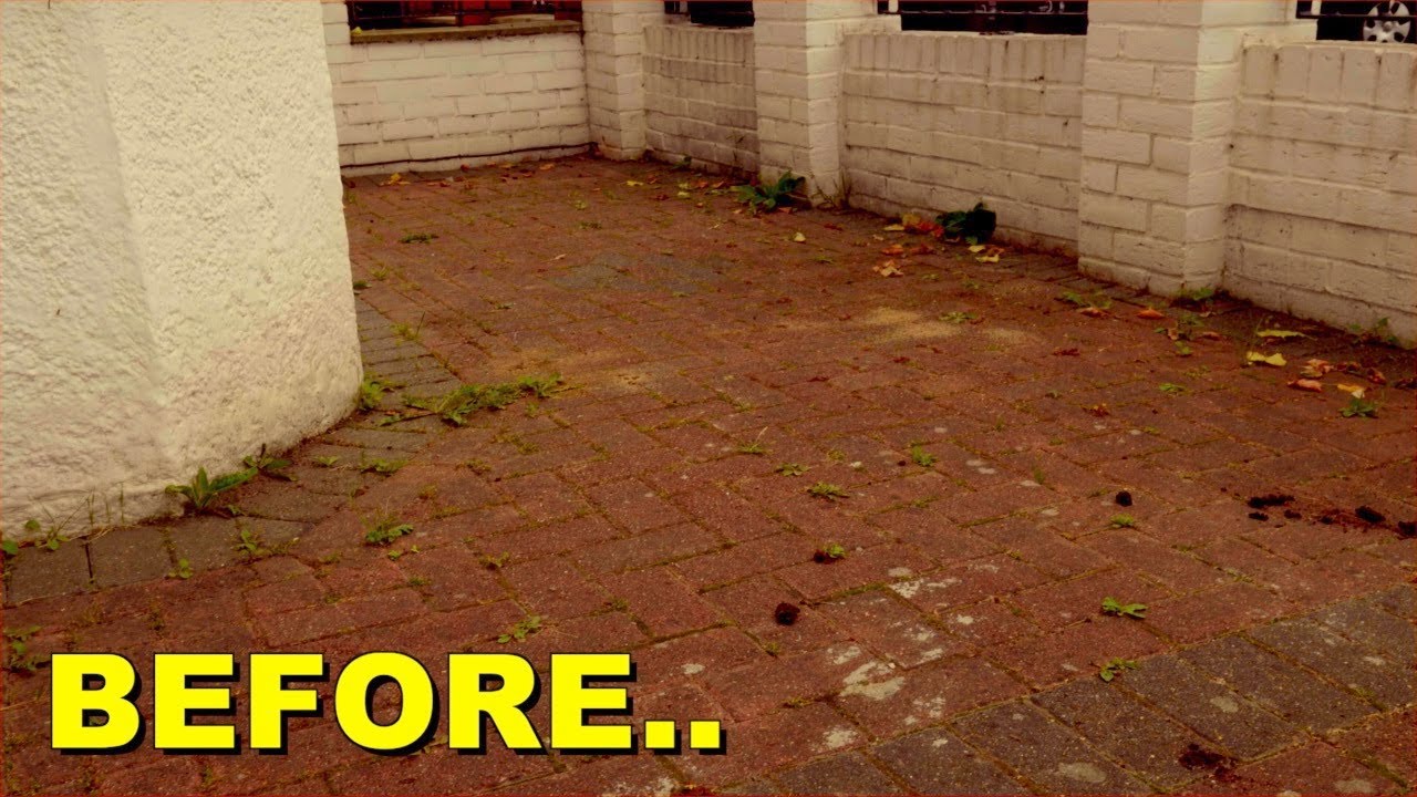 Pressure washing FILTHY DRIVEWAY / PATIO for homeowner! ASMR transformation