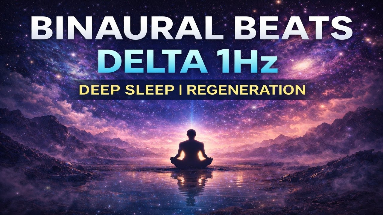 Binaural Beats 🎧  Delta 1hz | Deep Sleep & Regeneration