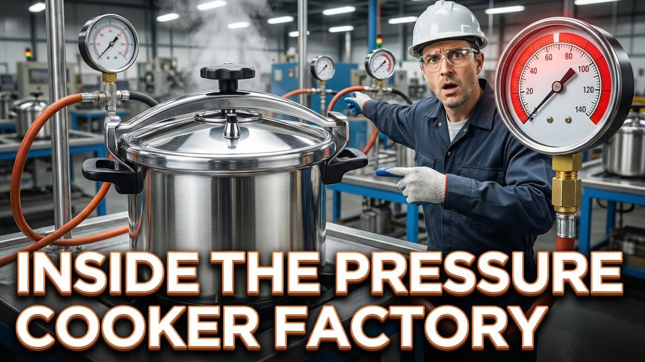 Inside the Pressure Cooker Factory — The Leak Test That Decides Safety or Disaster