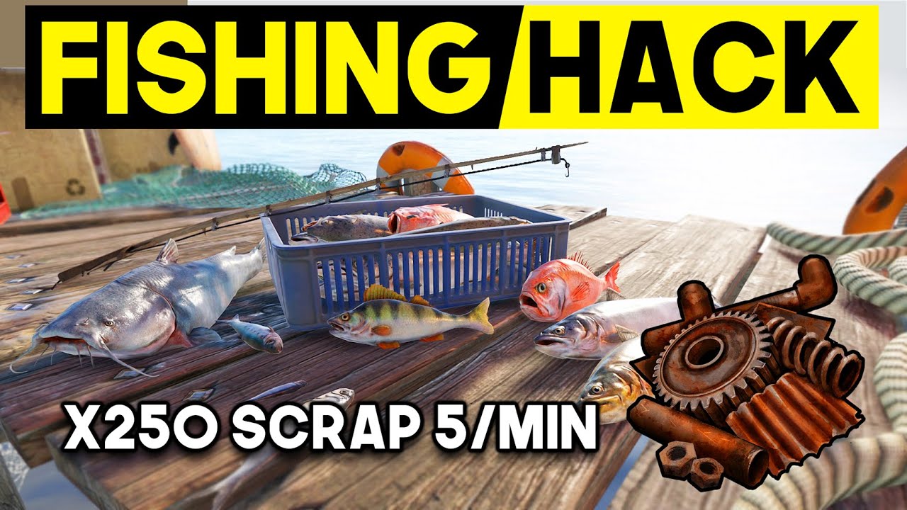 MAKE 250+ SCRAP IN 5 MINUTES WITH THIS TRICK | Rust Fishing Tutorial