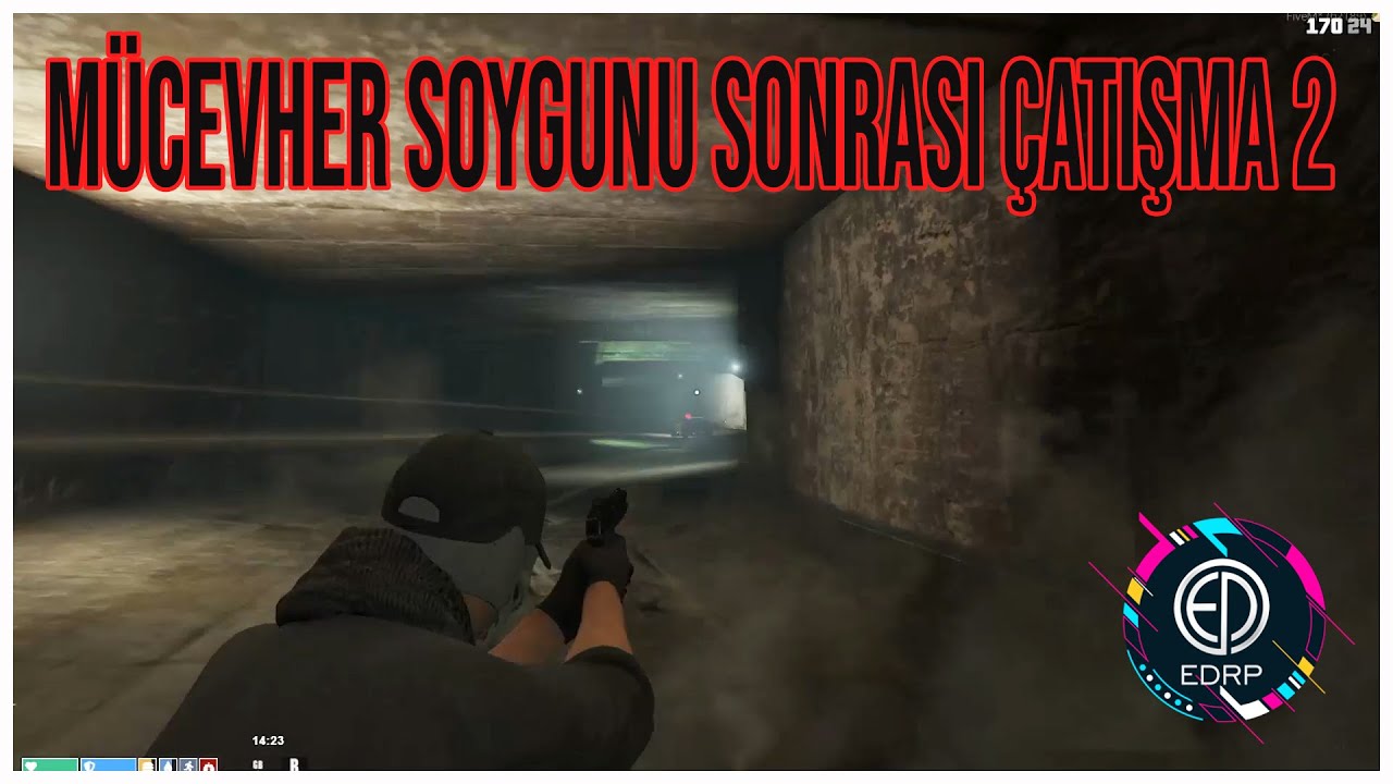 EDRP | M&uuml;cevher Soygunu Sonrası Aksiyonlu &Ccedil;atışma 2 ! Ati-Ege-Malik-İshak-Avşar-Bora !