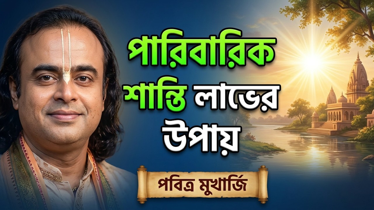 সংসারে কোন কাজটি করলে ঝগড়া হয় না? | পবিত্র মুখার্জি কীর্তন #podaboli_kirtan#leelakirtan#bhavashanti 