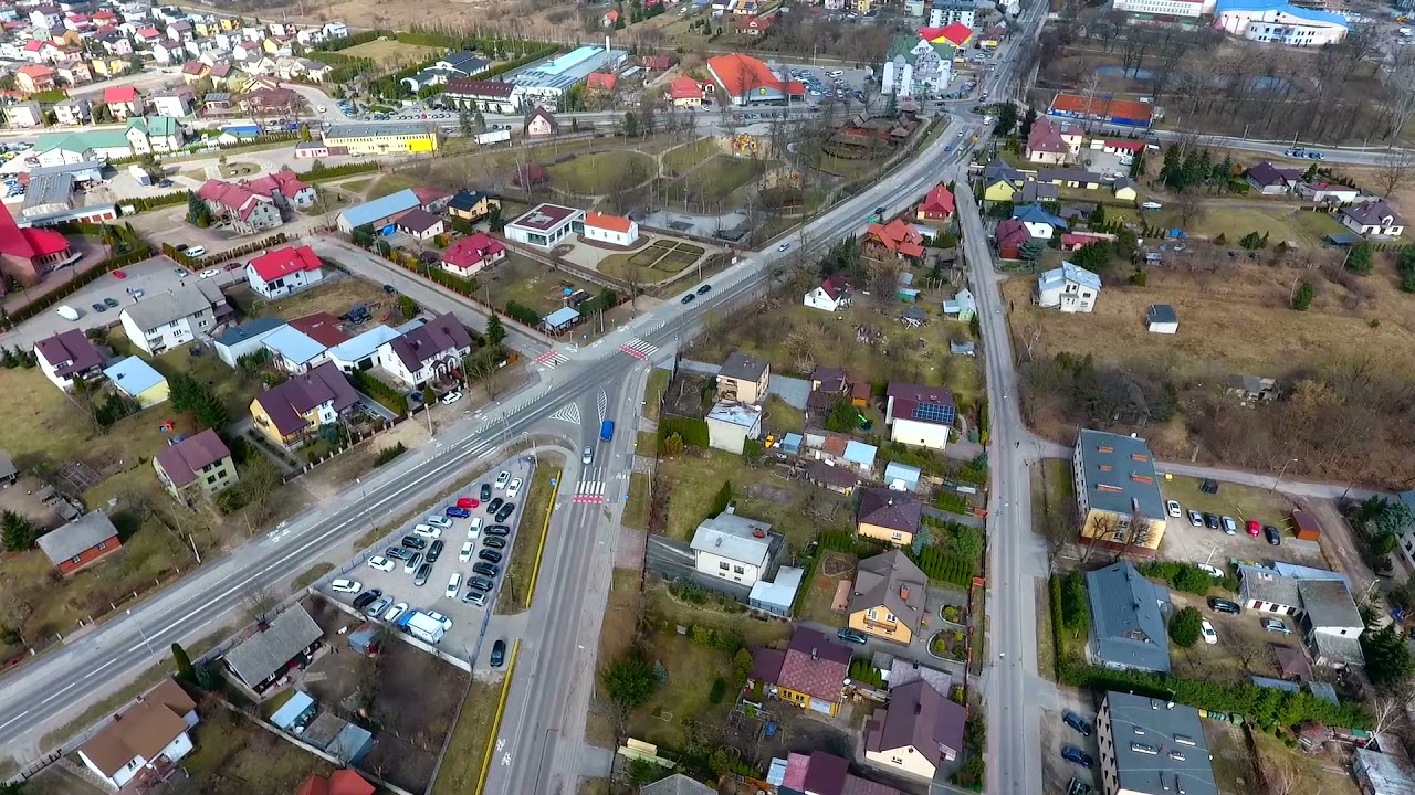 Ostrów Mazowiecka z lotu ptaka