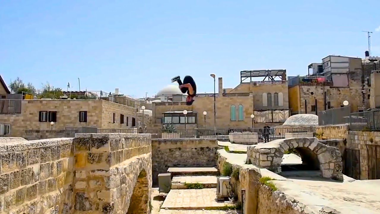 Best practice parkour in Jerusalem افضل من مارس رياضة الباركور في القدس