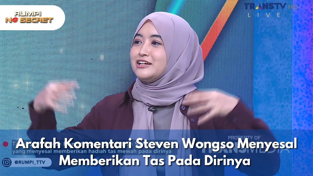 [FULL] Arafah Komentari Steven Wongso Menyesal Memberikan Tas Pada Dirinya - RUMPI (28/01/26)