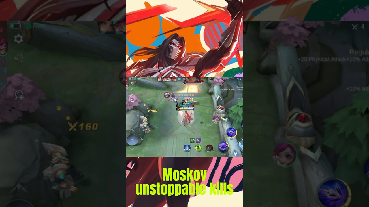 Moskov Unstoppable Kills With Best Builds Tips | Mobile Legends Bang Bang Gameplay