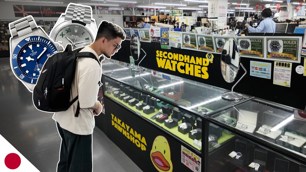 Japan’s BEST WATCH Deals Hiding in a Pawnshop! Seiko, Tudor, Rolex, Cartier & more