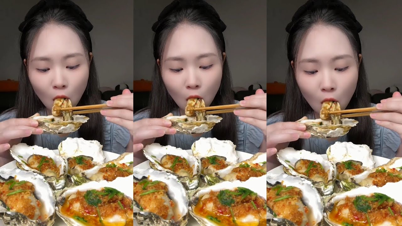 Eating oysters 🦪🦪Seafood 🦞🦞 spicy shrimp 🍤🍤#mukbang #oysters #delicious #seafood