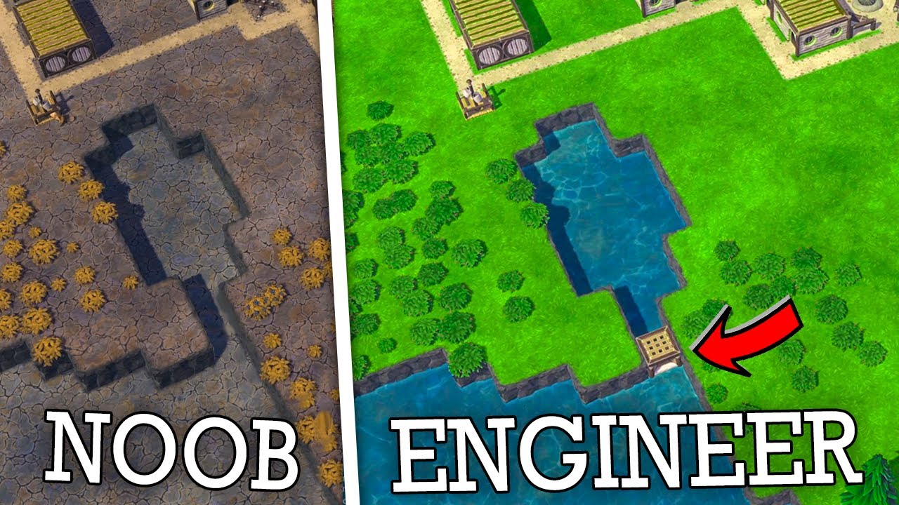 Using ENGINEERING to survive the dry season in Timberborn!