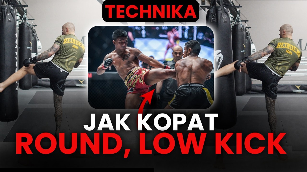 Perfektní přední lowkick & roundkick – technika krok za krokem | Soukromý trénink | Trénuj doma |