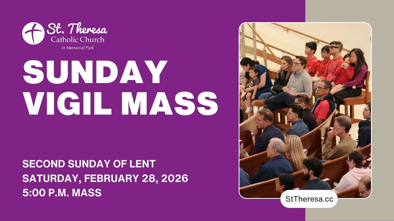 5:00 pm Saturday Mass