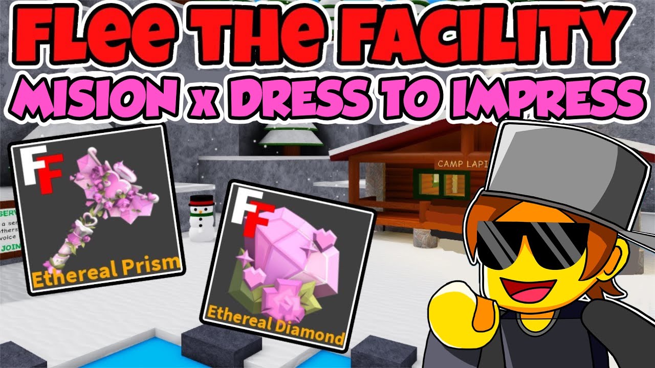 DRESS TO IMPRESS x FLEE THE FACILITY 🎀 Completando la misión en flee!