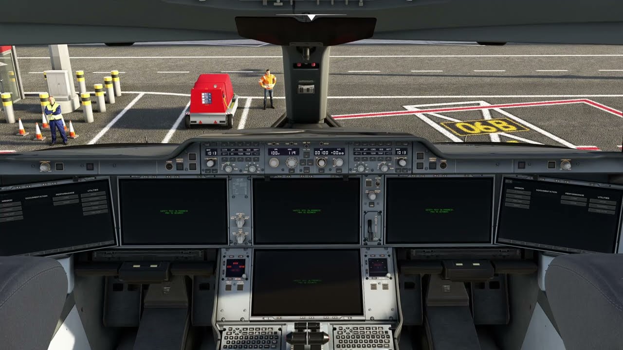 IniBuilds A350 Cockpit Sounds | #asmr  | #msfs2024