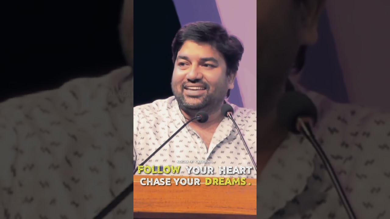 Mirchi siva motivation speech / chase your dreams / #viral #trending #youtubeshorts #shorts