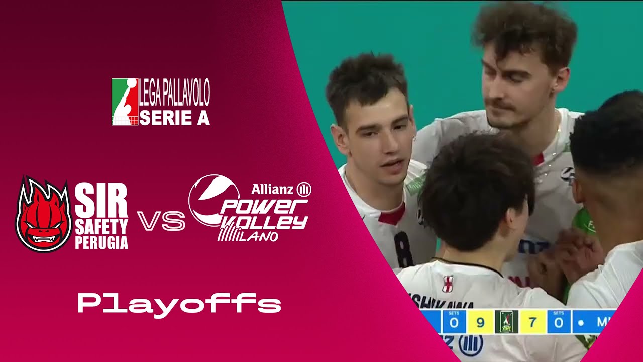 Perugia vs Milano | Highlights | SuperLega | Playoffs