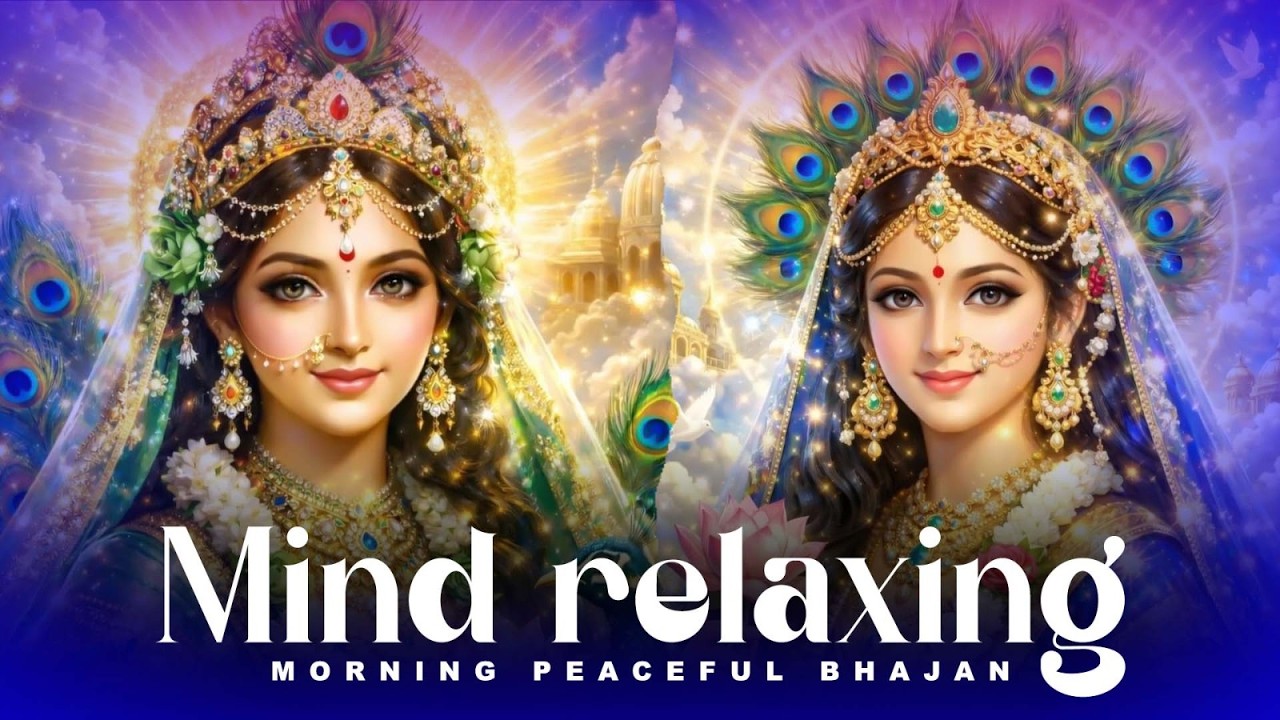 Sunrise Bhajan Mix: Peaceful Krishna Bhakti & Radha Devotional Songs — 1 Hour