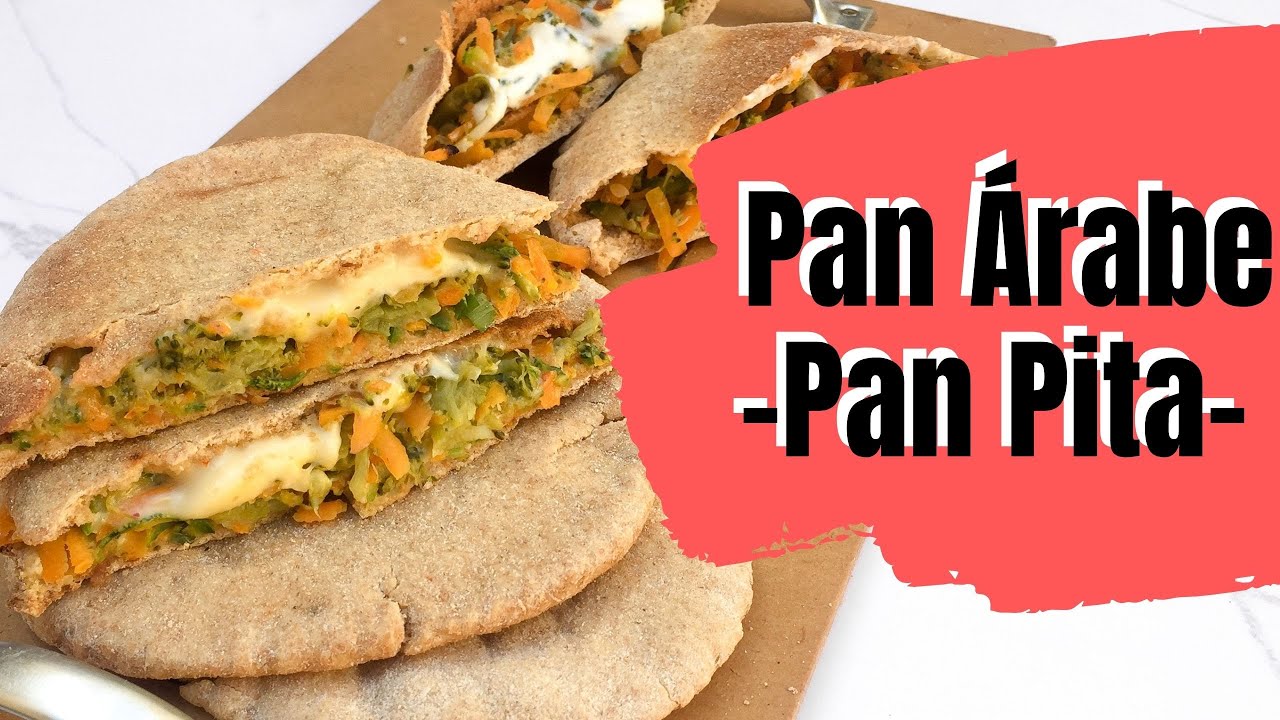 Pan Árabe INTEGRAL con y sin horno (Pan Pita)