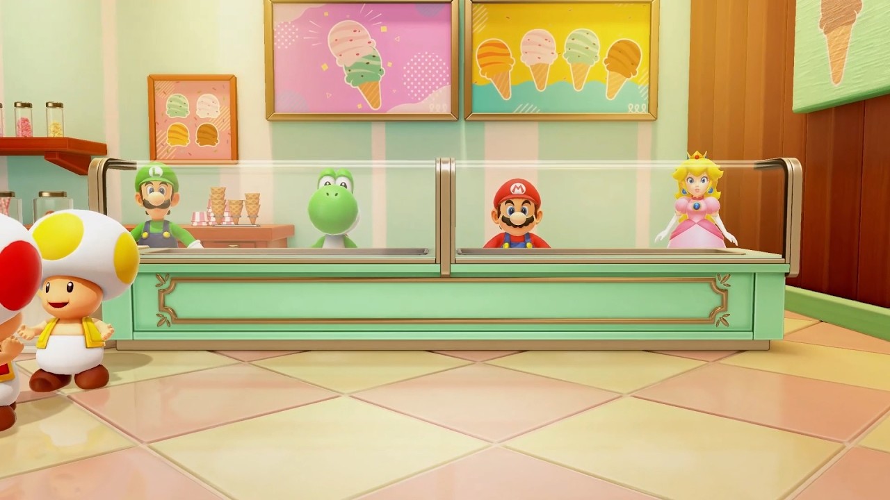 Super Mario Party Jamboree TV Minigames Peach, Mario, Yoshi, Luigi