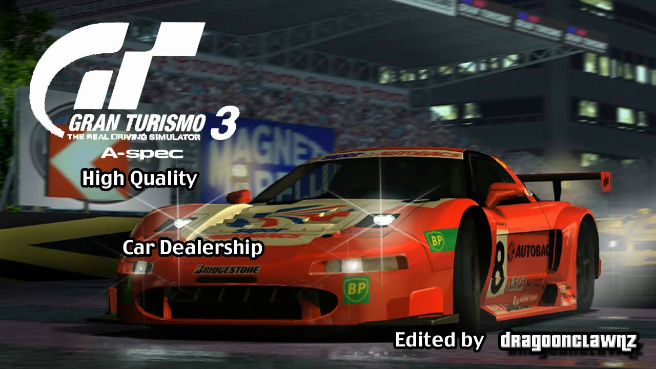 Gran Turismo 3 A-Spec High Quality - Car Dealership
