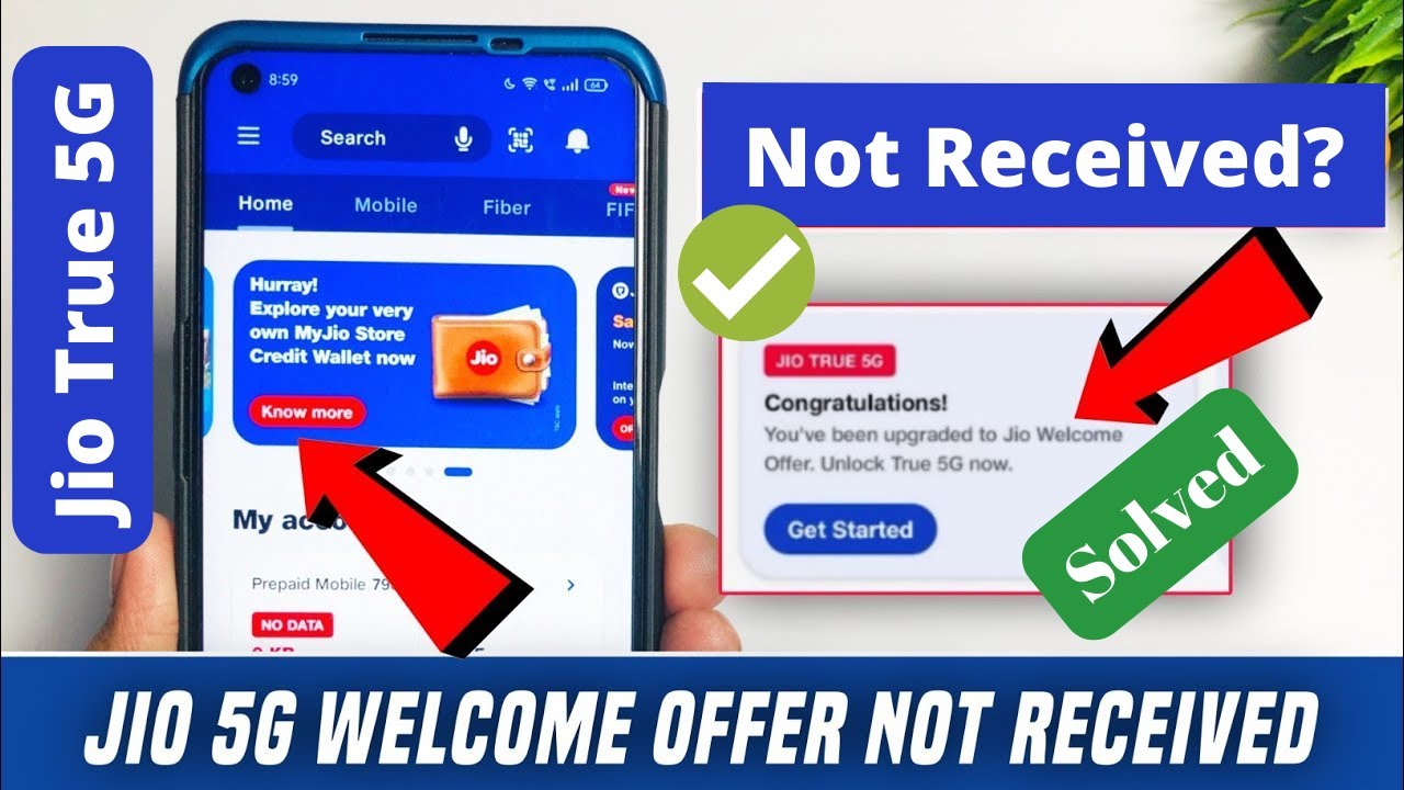 Jio Welcome Offer Not Received | How to Activate