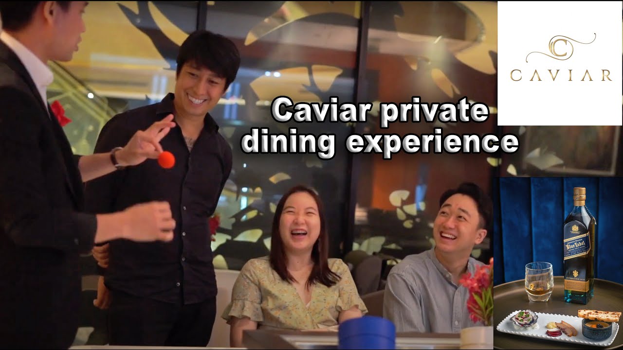 Caviar private dining experience