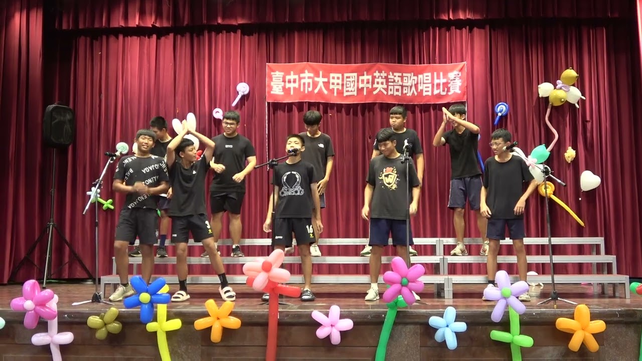111學年度第二學期大甲國中英語歌唱比賽-818【Baby+baby  Shark】