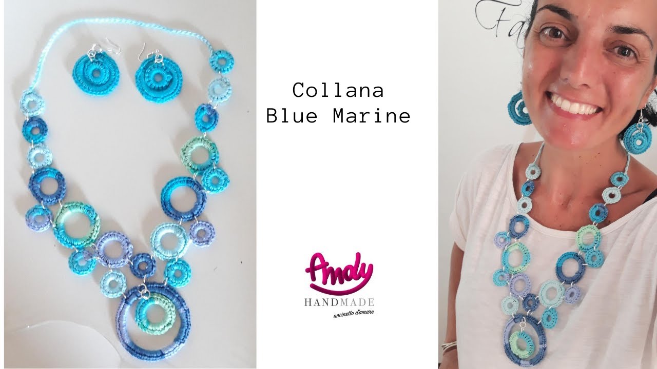 TUTORIAL Collana Blue Marine - summer crochet