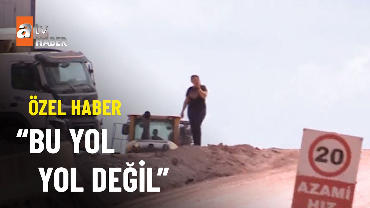 Maden ocağından geçen köy yolu  - atv Haber 9 Ağustos 2022