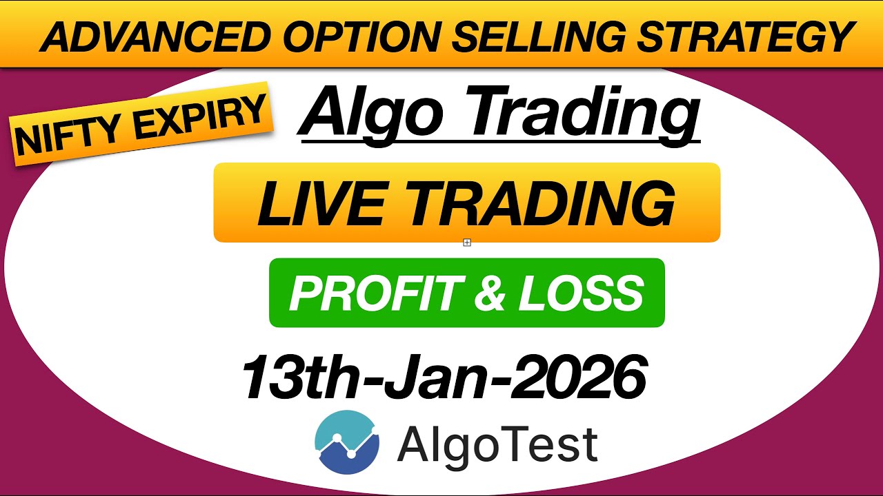 Algotest Option Selling strategy | Nifty Expiry  Full Day P&L Report 