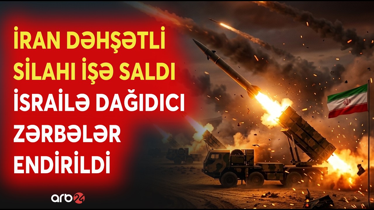 SON DƏQİQƏ! İrandan İsrailə CAVAB GECİKMƏDİ - DƏHŞƏTLİ SİLAH İŞƏ SALINDI - SAVAŞ RƏSMƏN ALOV ALDI