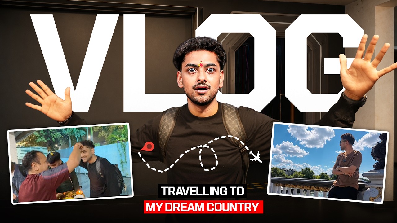 Traveling to My Dream City | Mumbai to Paris Vlog