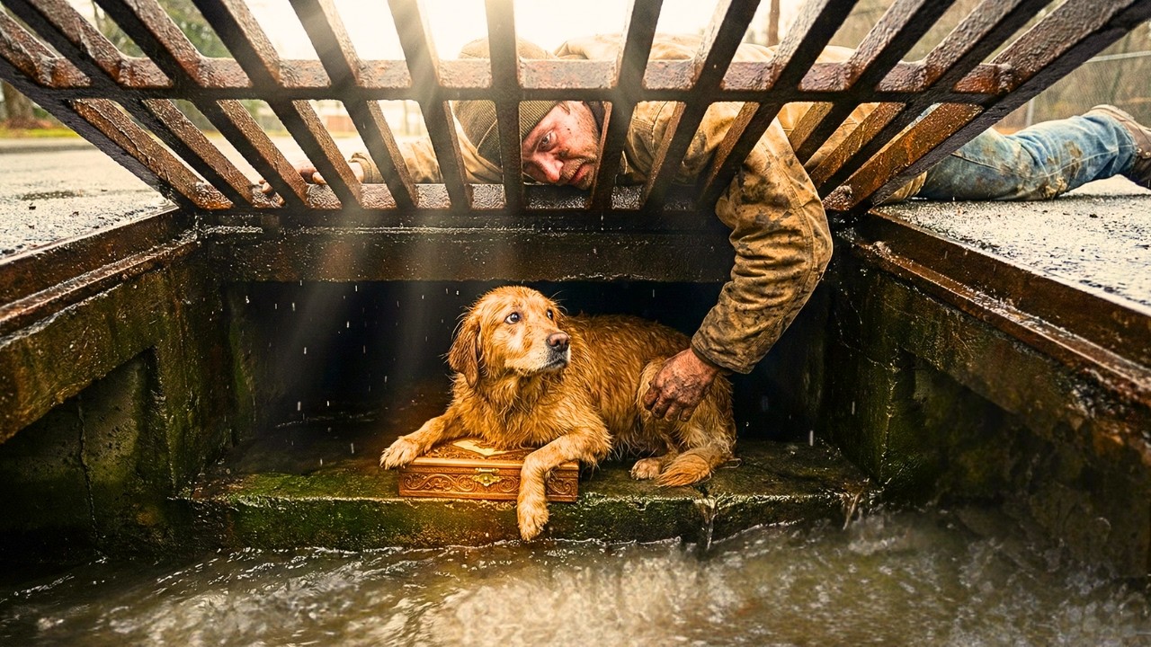 A Man Discovers a Trapped Dog in a Storm Drain. Then Their Incredible Story Begins!