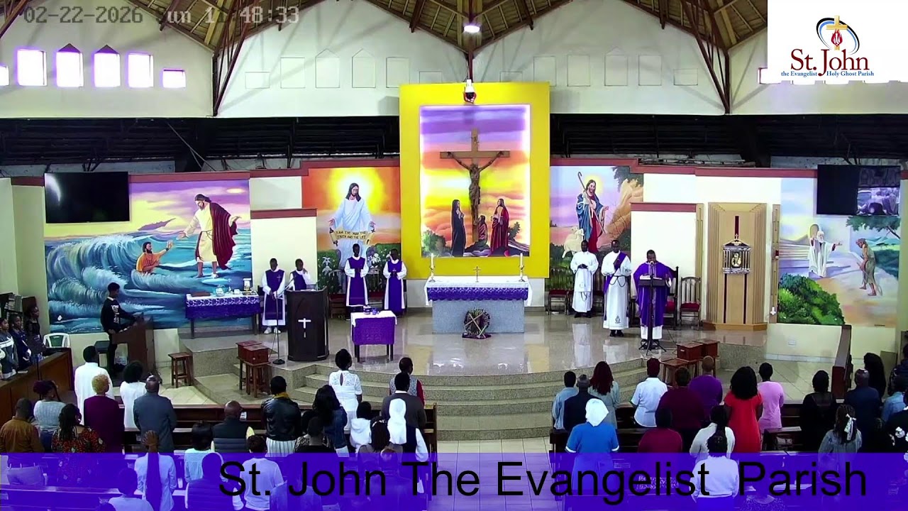 St John the evangelist First Sunday of Lent Year A 9:00 A.M Mass 2/22/2026