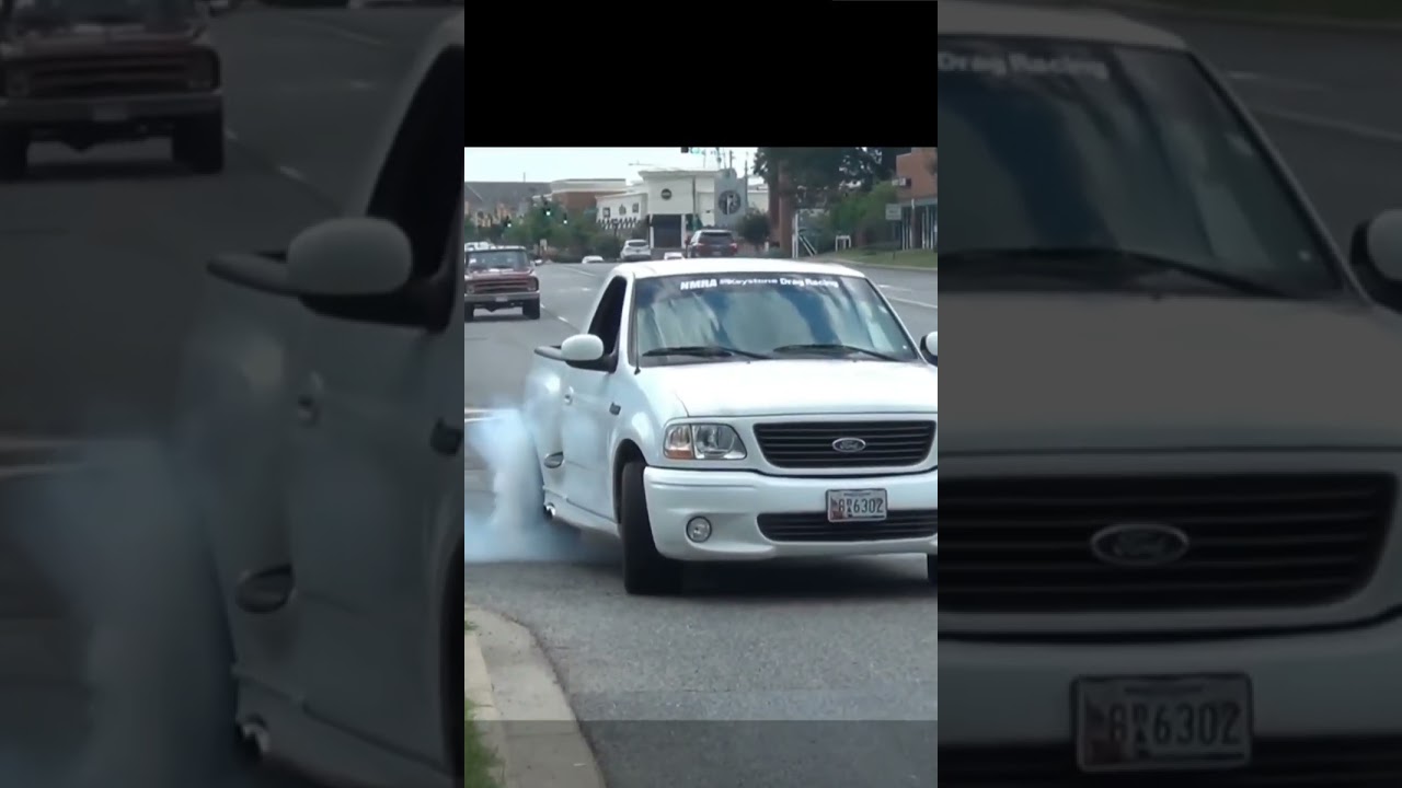 ford f150 svt lightning burnout #ford #svt #lightning #burnout #posi #smoke #fyp