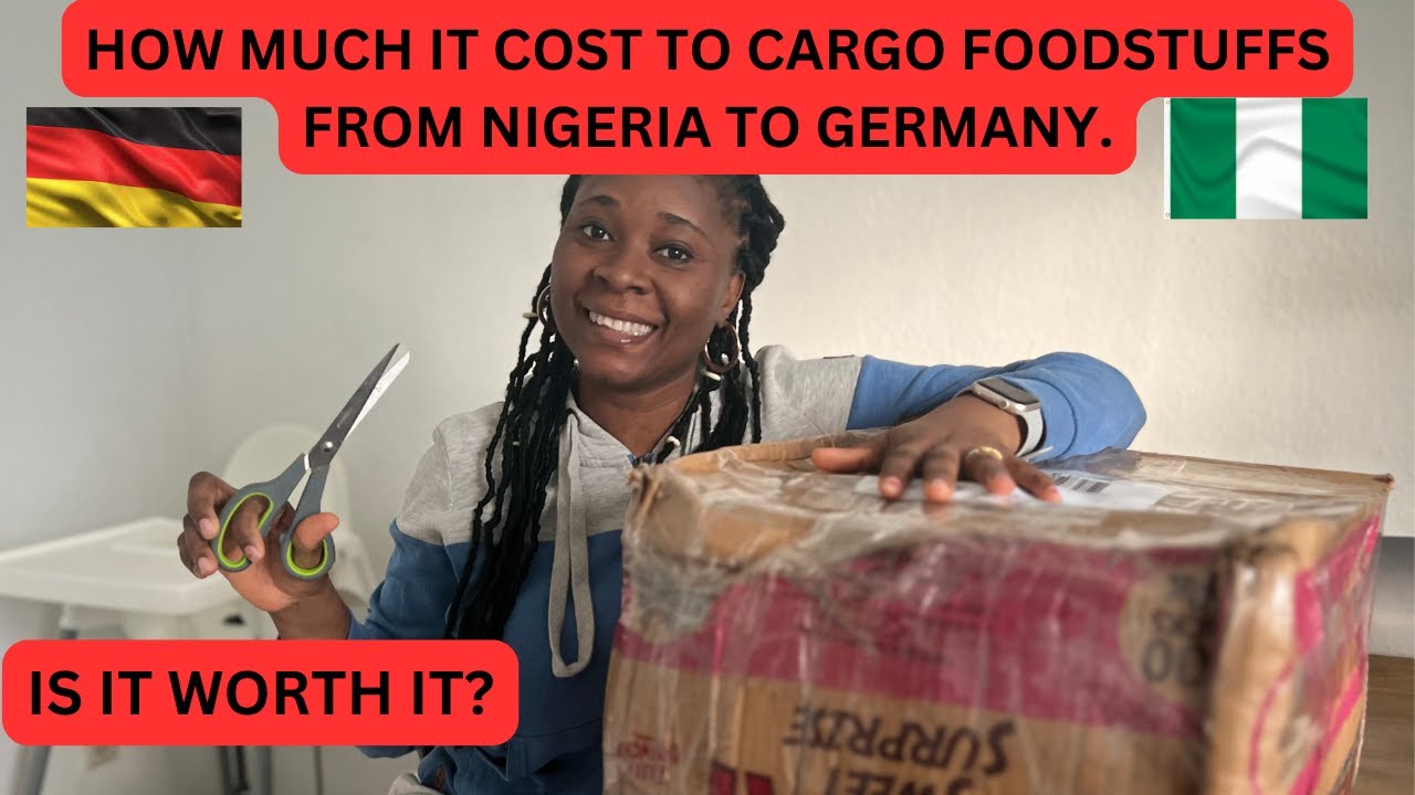 UNBOX MY FOODSTUFF CARGO FROM NIGERIA WITH ME💃💃| HOW MUCH IT COST|NIGERIAN FAMILY IN GERMANY🇩🇪