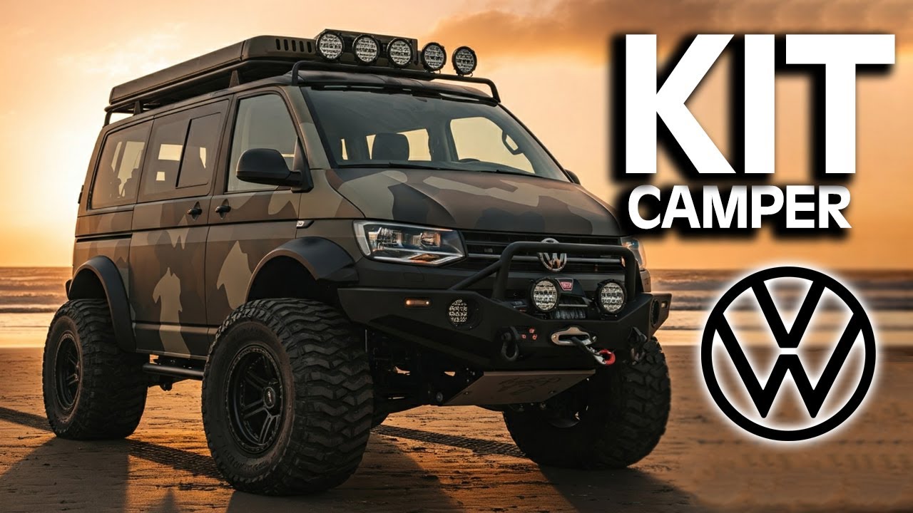 Fabricación de KIT CAMPER VW multivan y california beach | Mueble auxiliar fregadero/cama furgoneta