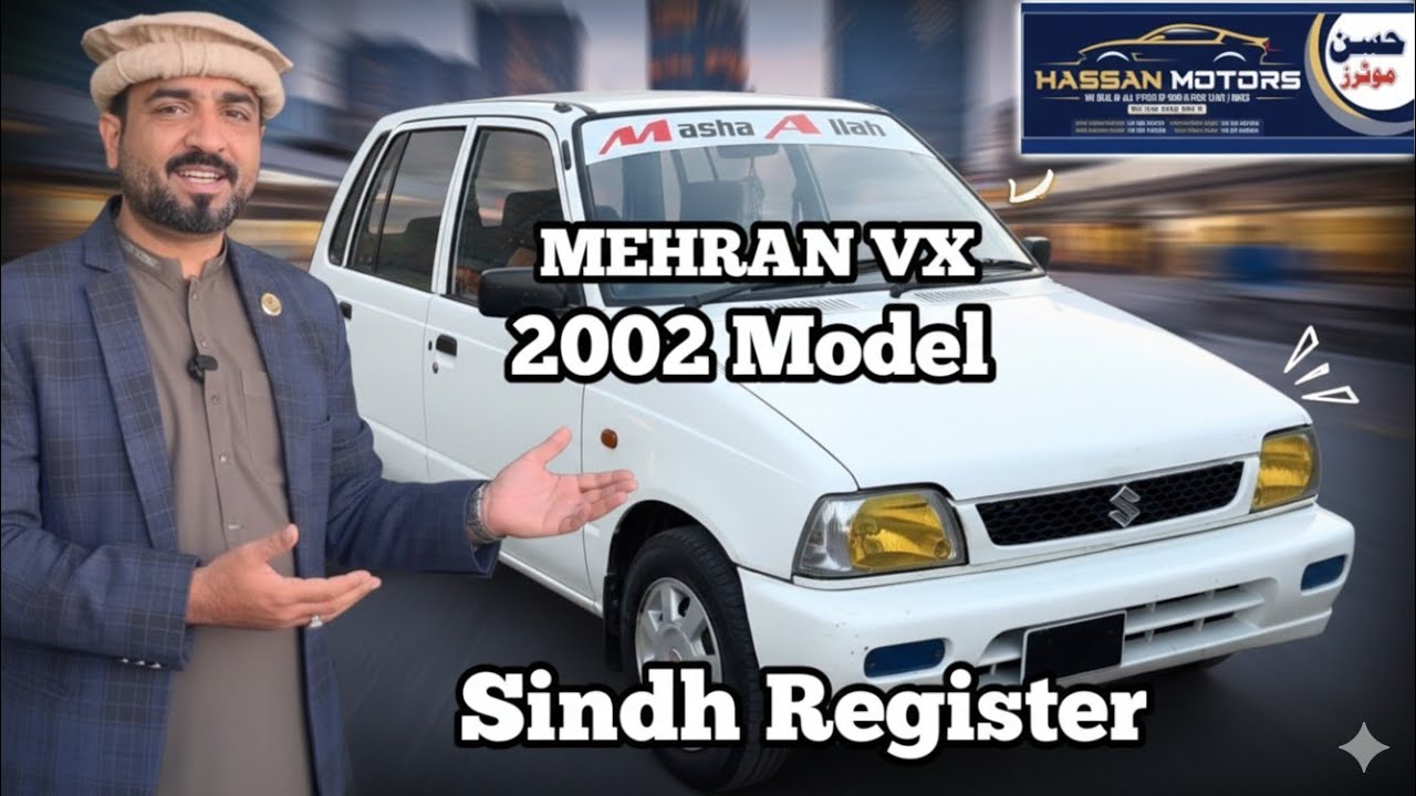 Suzuki Mehran 2002 Model For Sale | Achi Condition | Karachi Registered | Best Price
