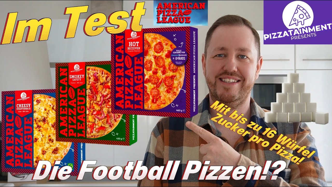 Pizzatainment: Football Pizza - Cheesy Quaterback, Hot Receiver & Smoking Safety im Test