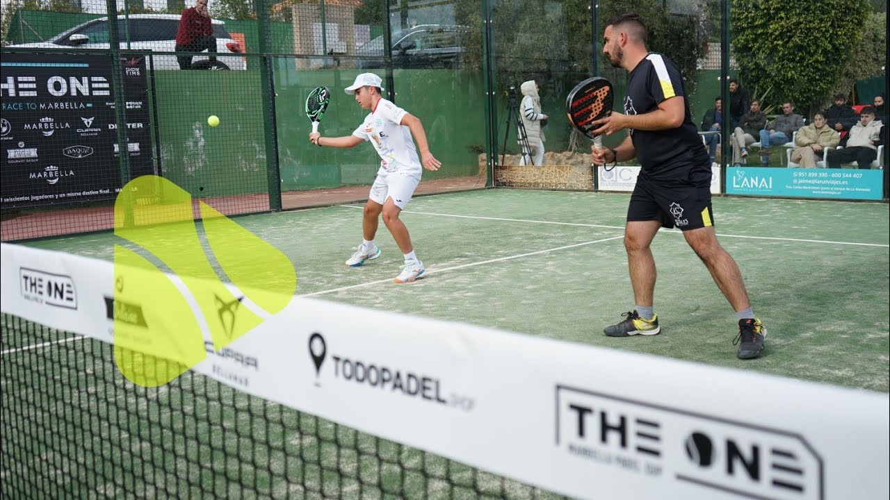Jairo Guerrero y Jose Huertas contra Máximo Álvarez y Diego Lozano. Marbella The One Padel