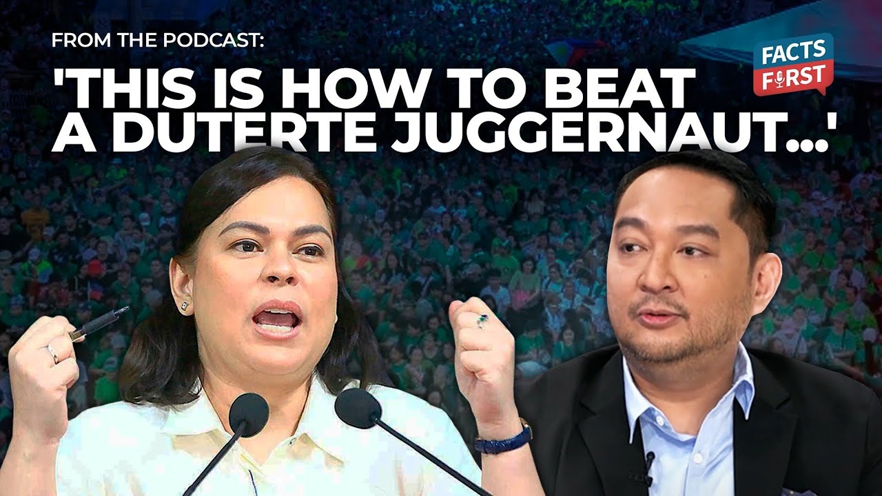 Campaign strategist explains how to beat Sara Duterte in 2028