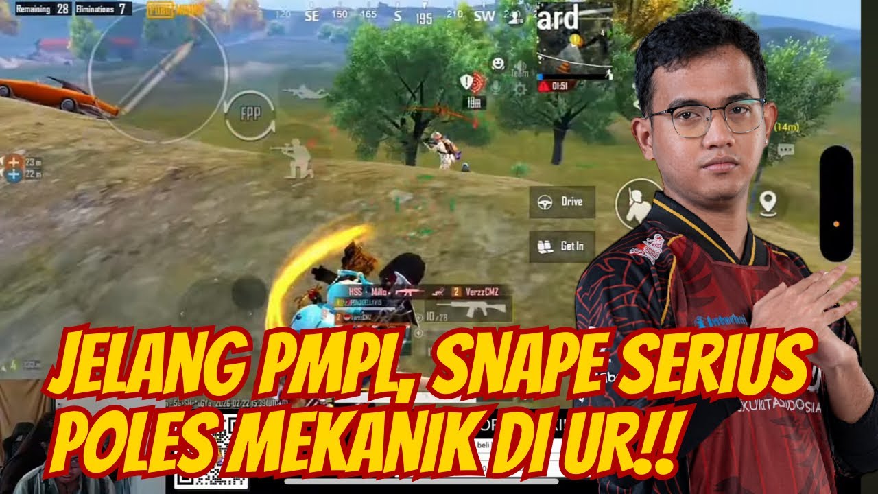 Snape Fokus Grinding UR, Mantapkan Skill Jelang PMPL 🥶😱 #pubgmobile 