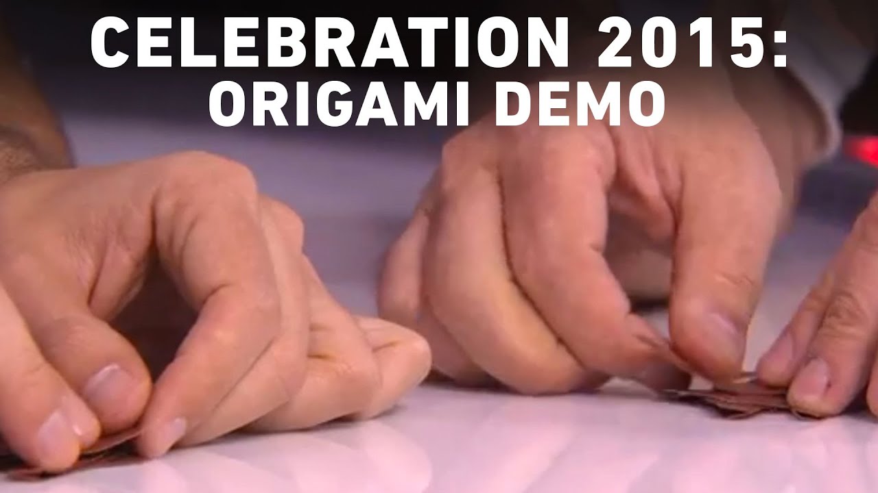 Star Wars Origami Demonstration | Star Wars Celebration Anaheim